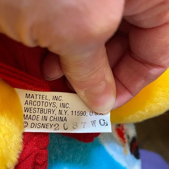 *HP*Disney Winnie The Pooh Bear Plush Mattel - Picture 9 of 9